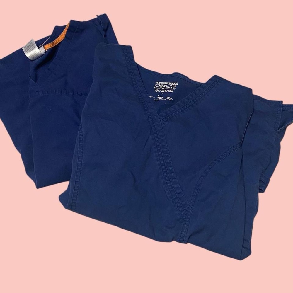 Navy Scrub Top *BUNDLE* Medium